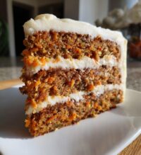 moist carrot zucchini cake with cream cheese frosting