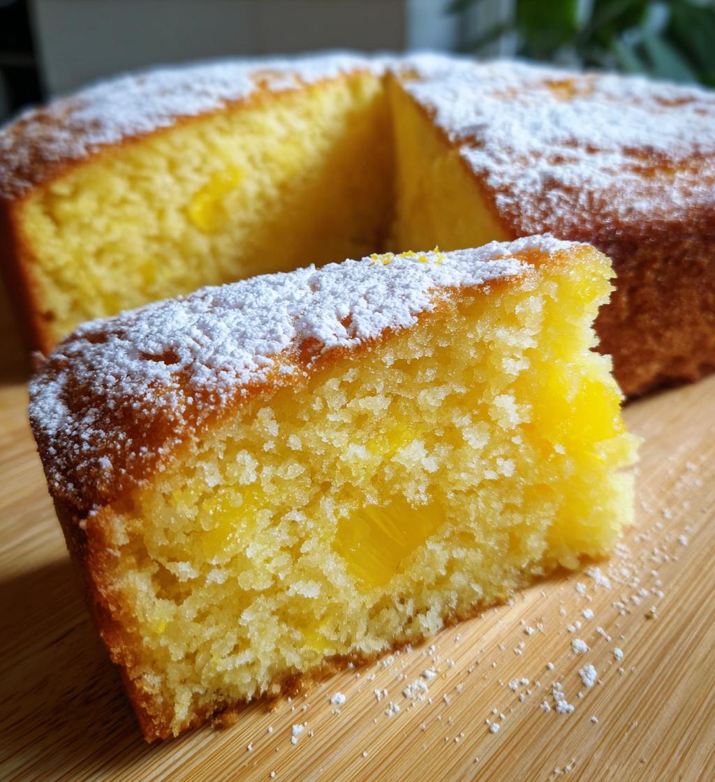 moist pineapple cake