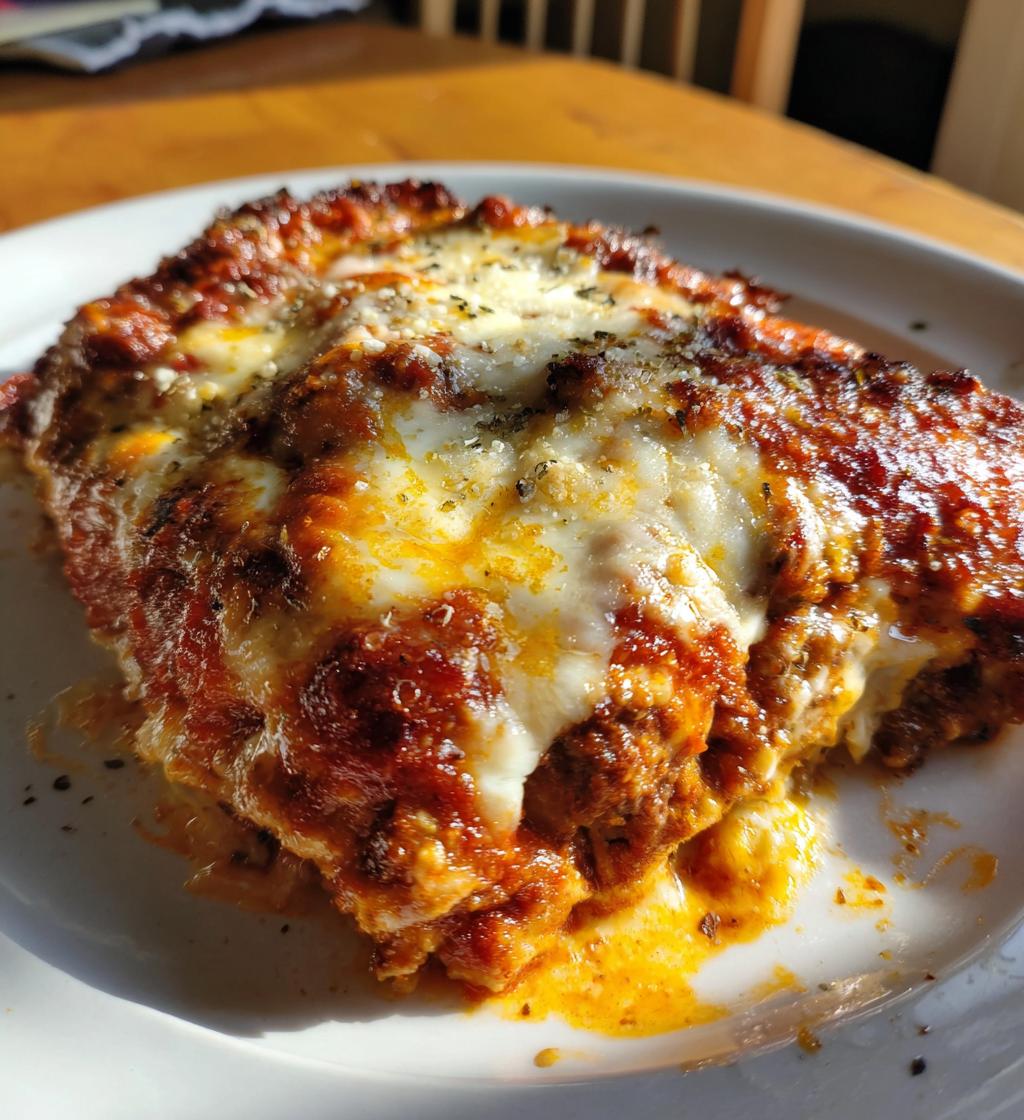 mushroom mozzarella bake