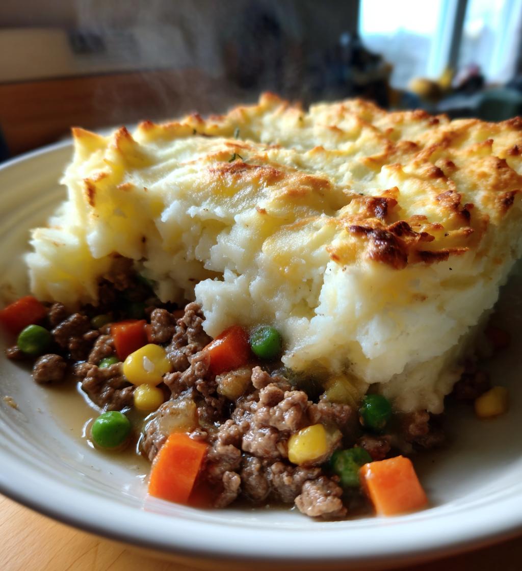 my famous homemade shepherds pie - detail 1