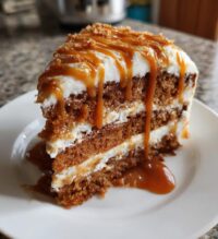 my twisted concoction of caramel spice cake