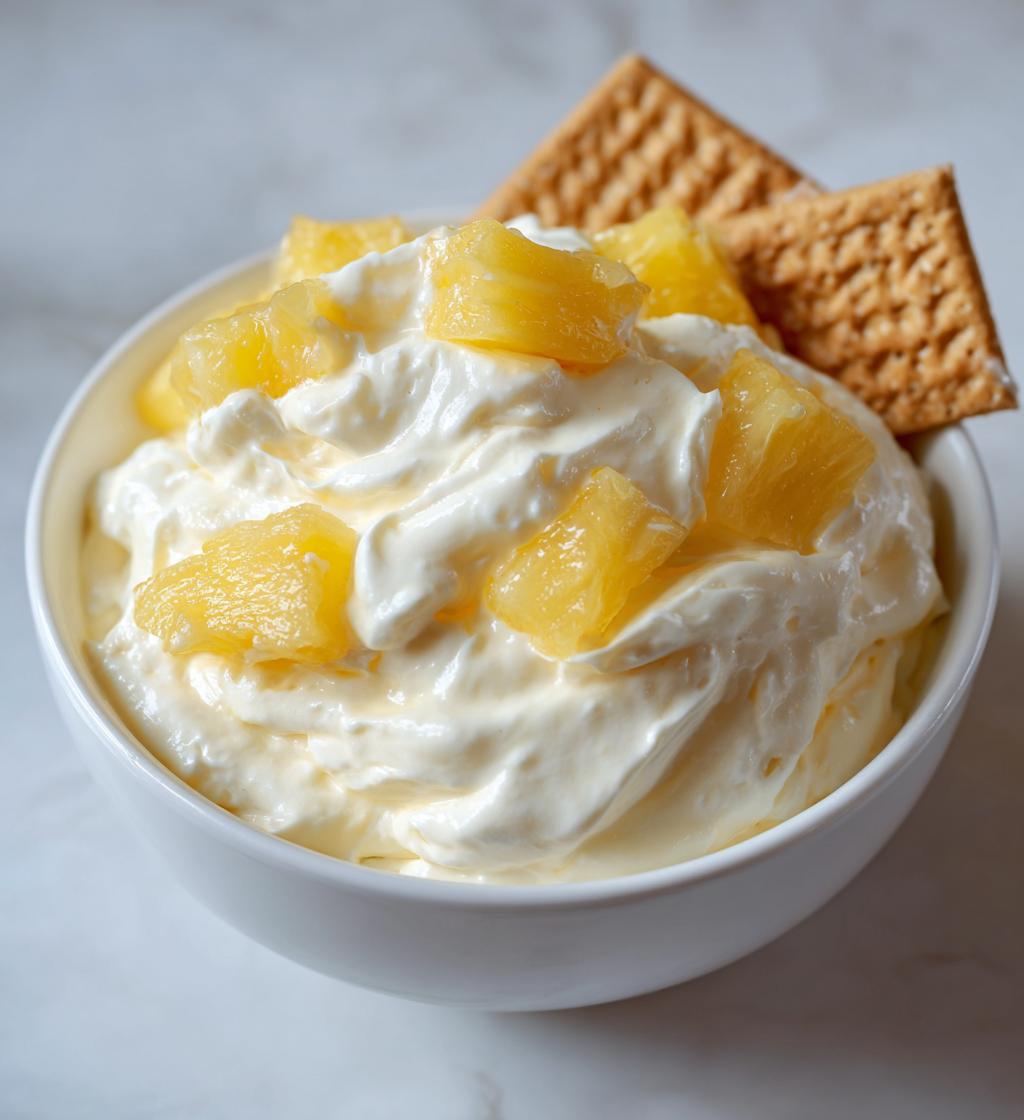 nilla wafer pineapple dip - detail 1