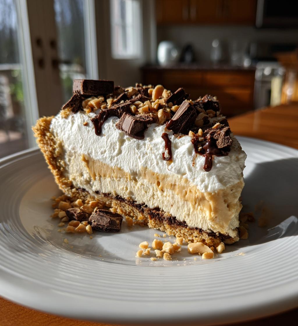 no bake cream cheese peanut butter pie