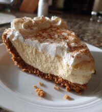no bake eggnog pie