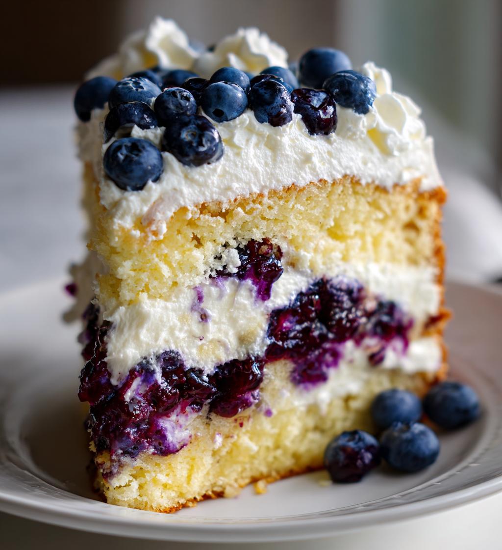 nova scotia blueberry cream cake