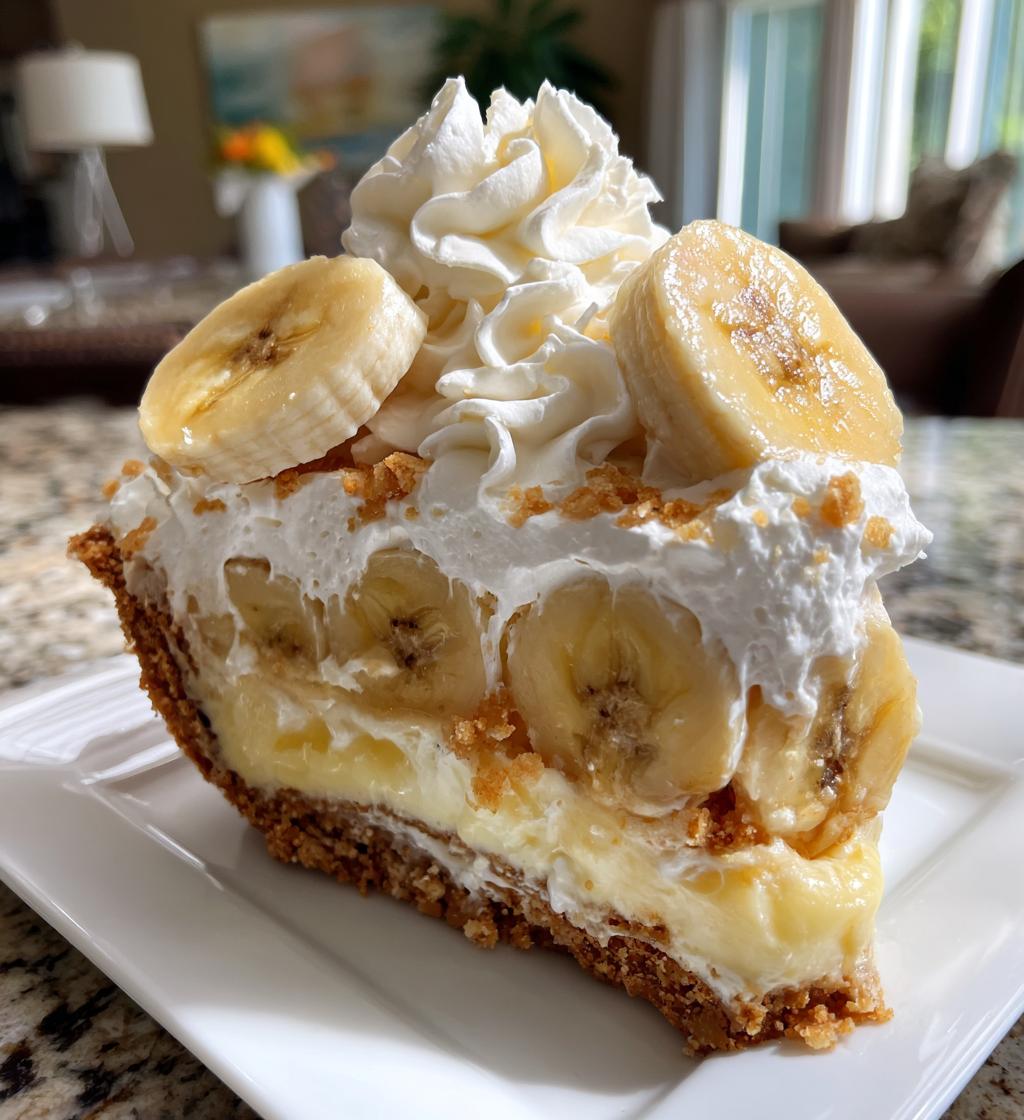 old fashioned banana cream pie