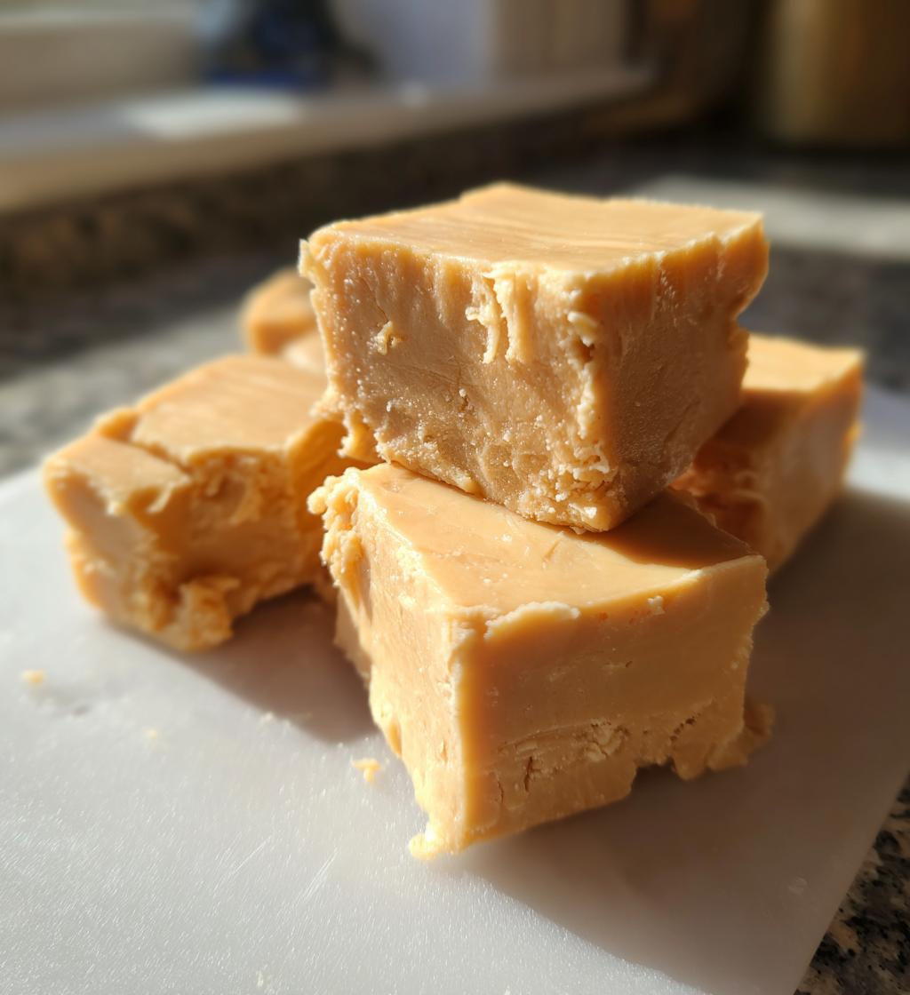 old fashioned peanut butter fudge with marshmallow - detail 1