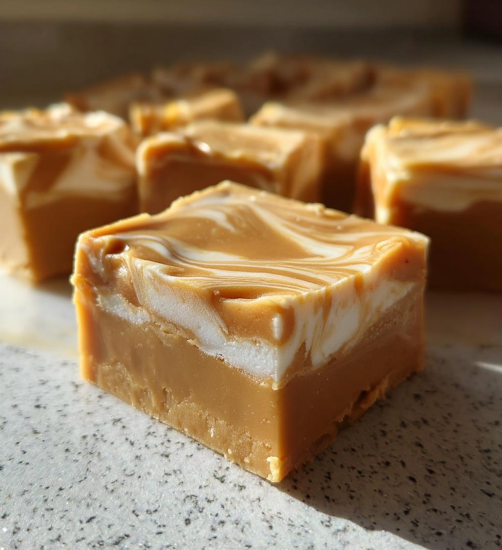 old fashioned peanut butter fudge with marshmallow