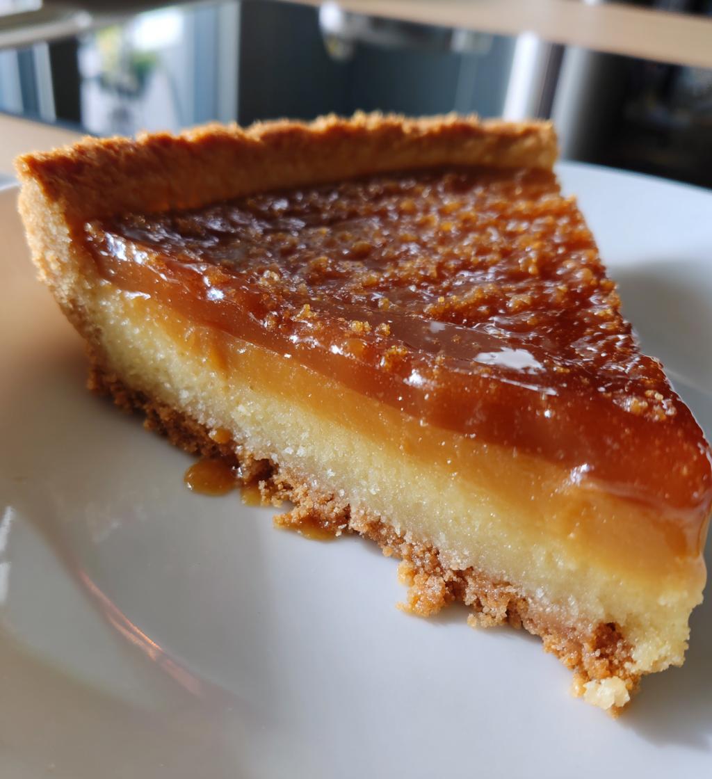 old school butterscotch tart