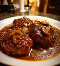 one of the very best salisbury steak a comforting classic