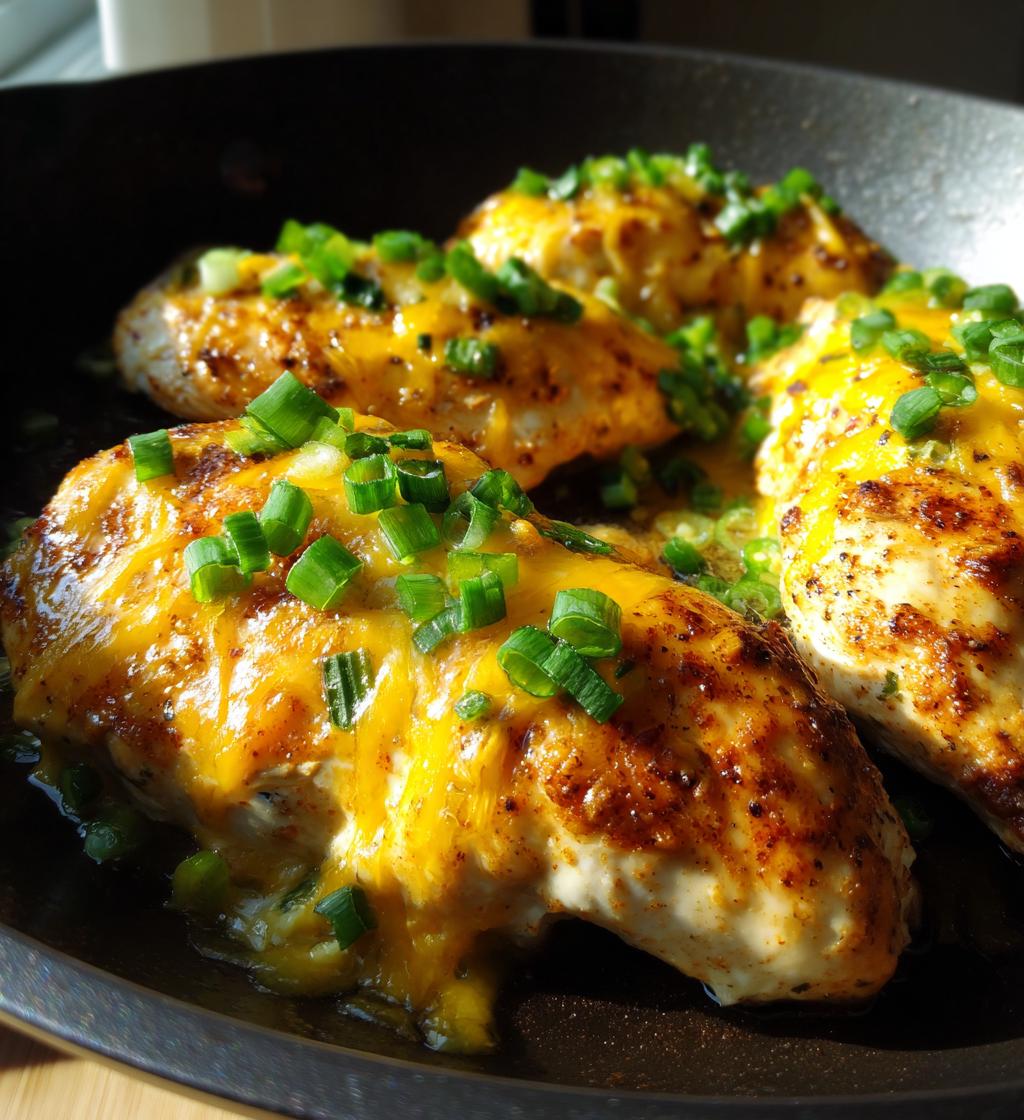 one pan cheesy jalapeno chicken - detail 1