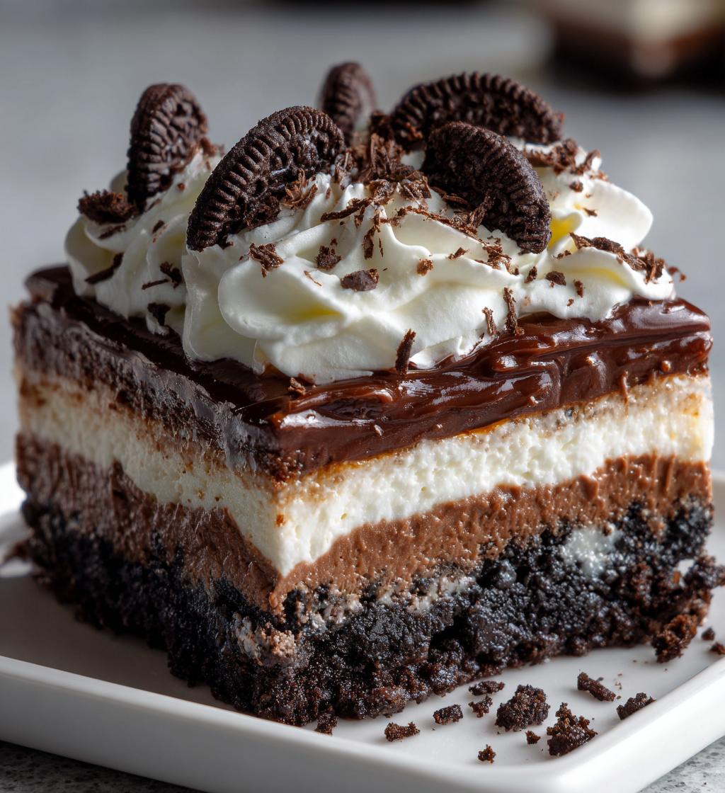 oreo layered dessert oreo delight with chocolate pudding