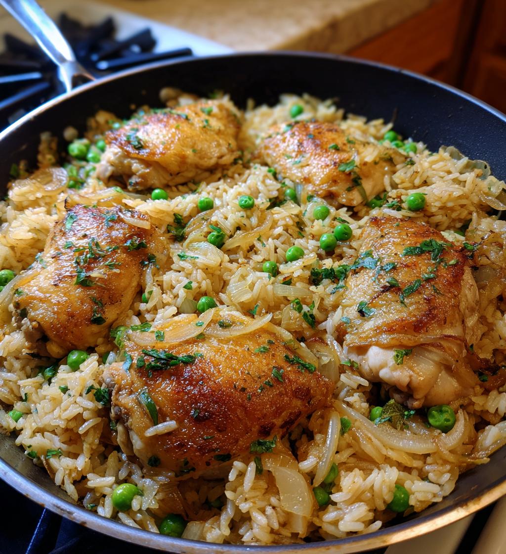 oven baked chicken and rice