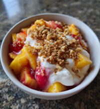 peach cobbler cheesecake fruit salad recipe