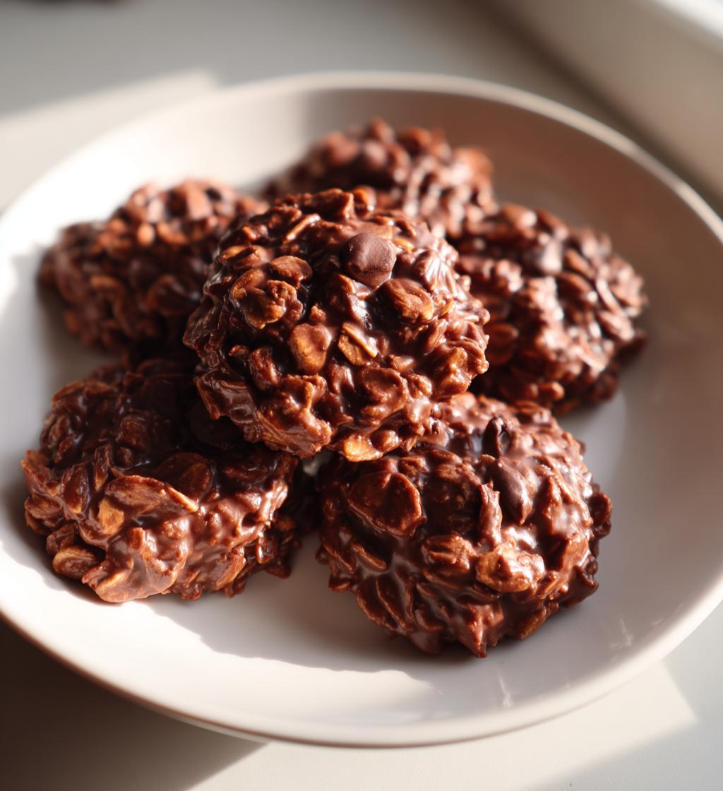 peanut butter no bake cookies - detail 1