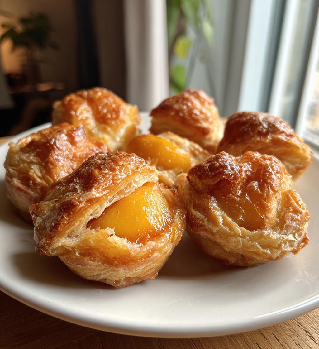 perfect peach dumplings