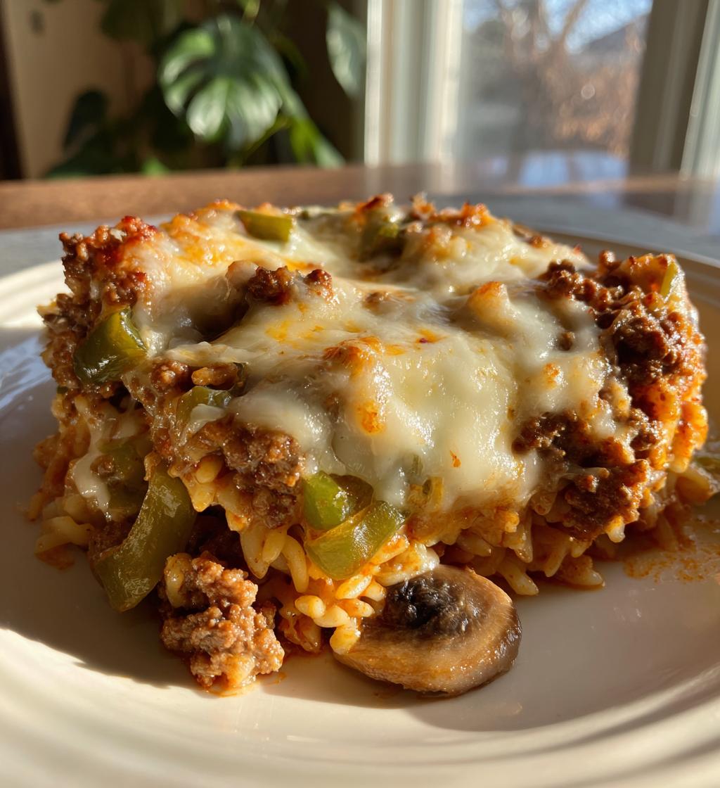 philly cheese steak casserole