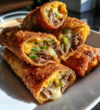 philly cheesesteak egg roll recipe