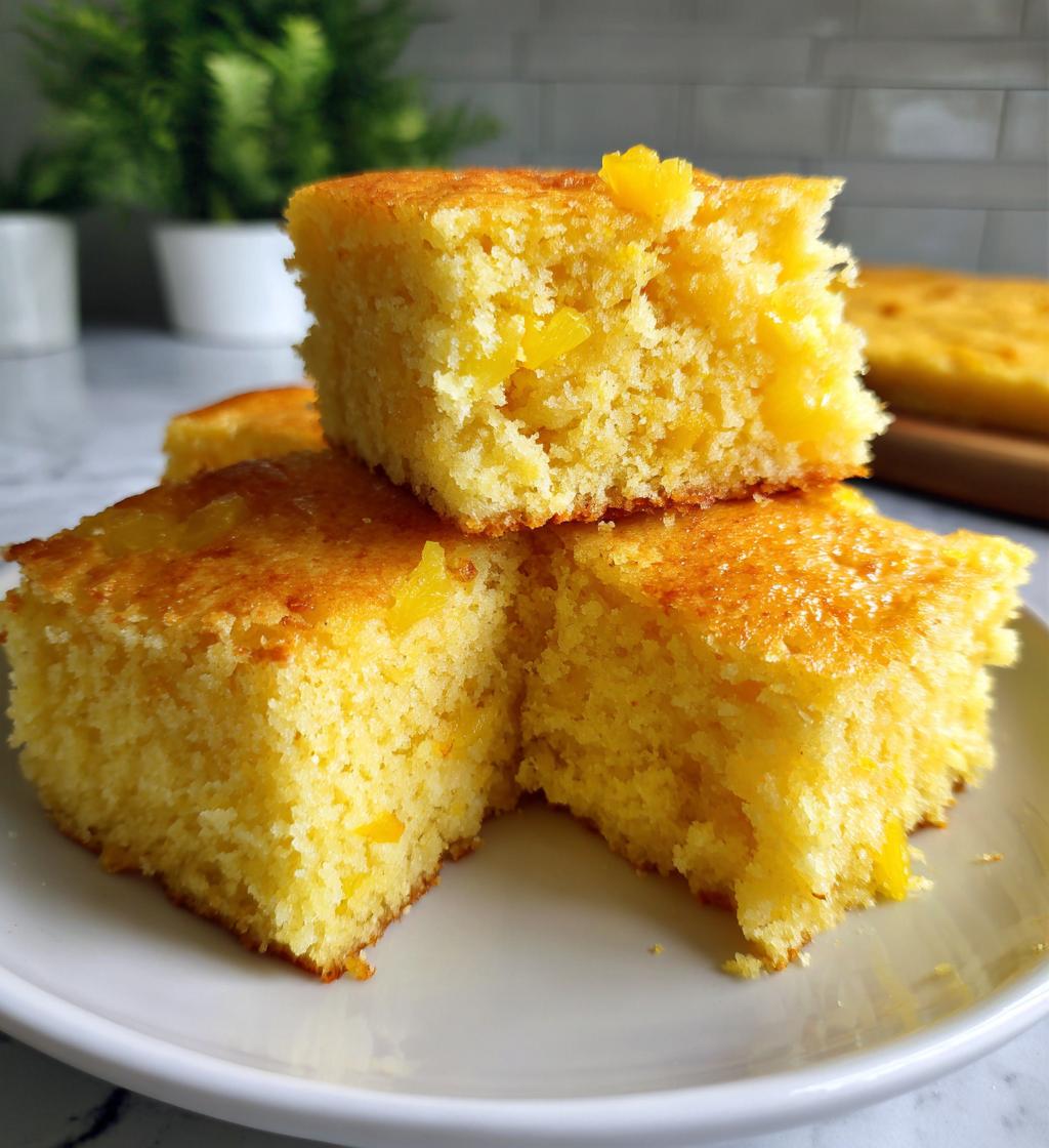 pineapple sheet cake bars