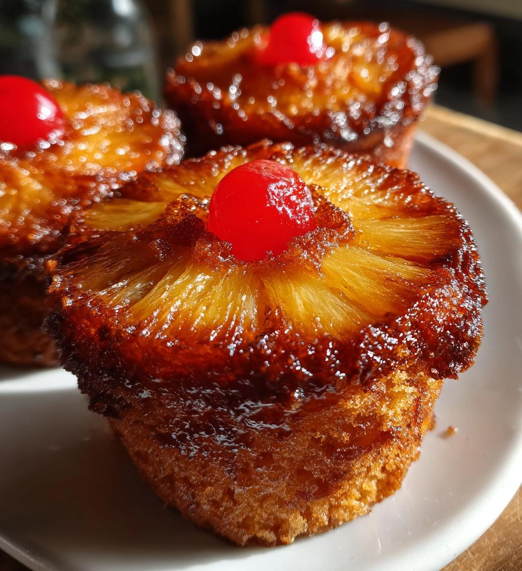 pineapple upside down cupcakes