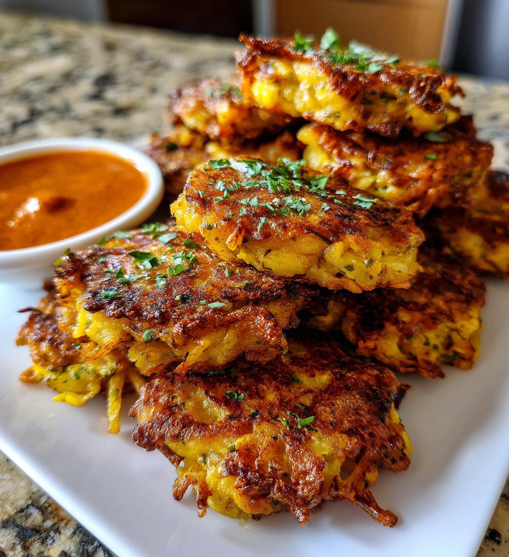 potato fritters - detail 1