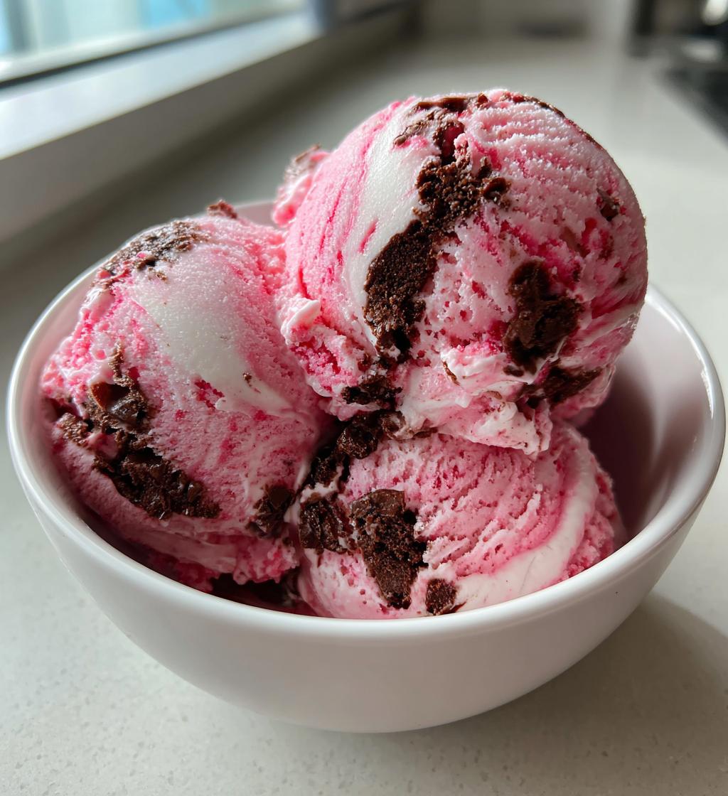 raspberry chocolate chunk ice cream