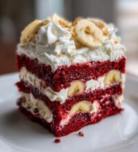 red velvet banana pudding