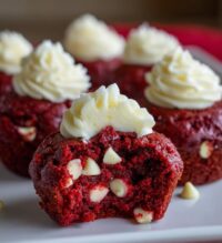 red velvet brownie bites