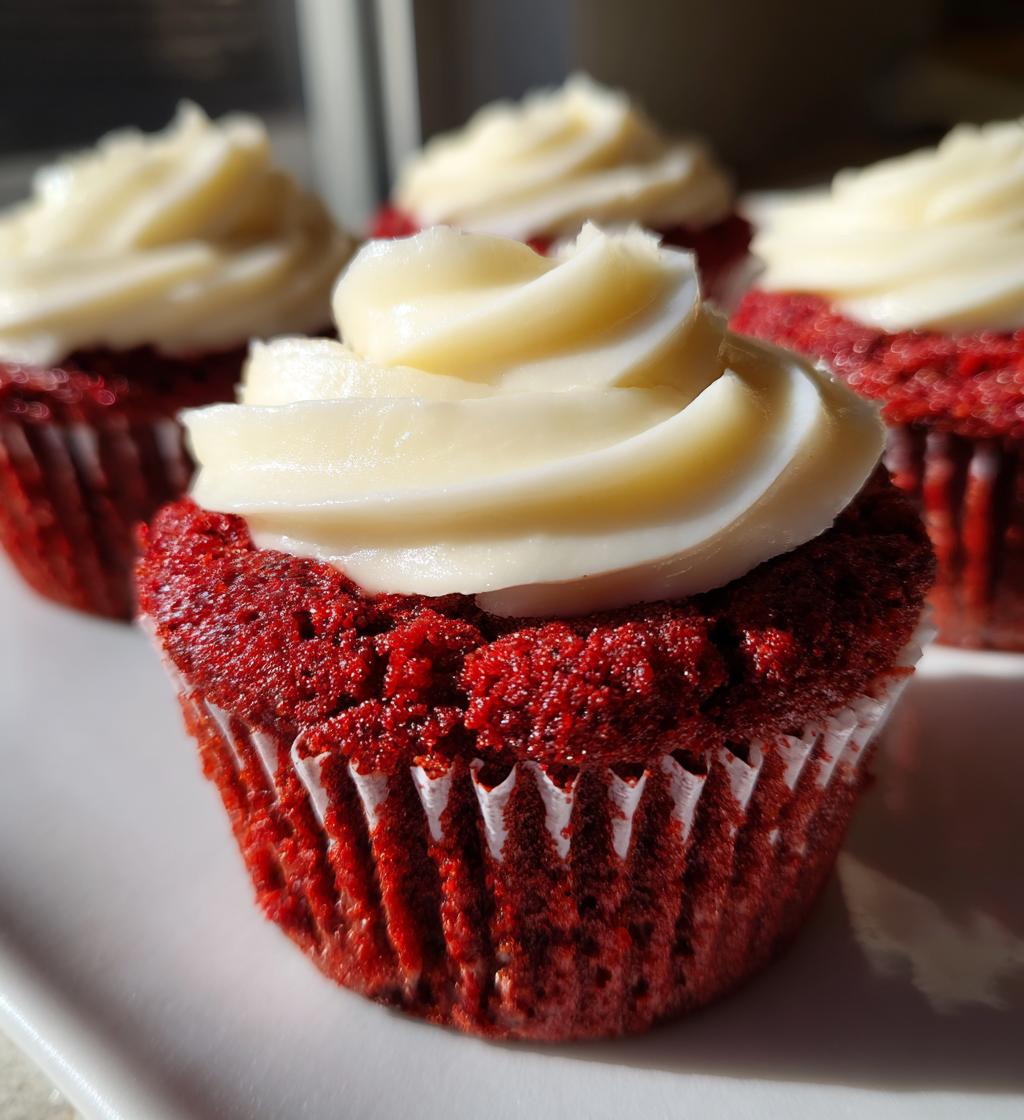 red velvet muffins