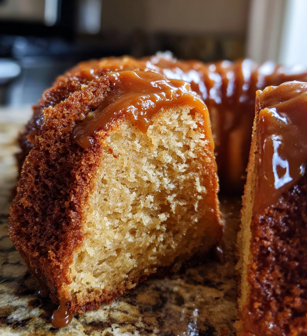 salted caramel kentucky butter cake