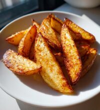 seasoned baked potato wedges