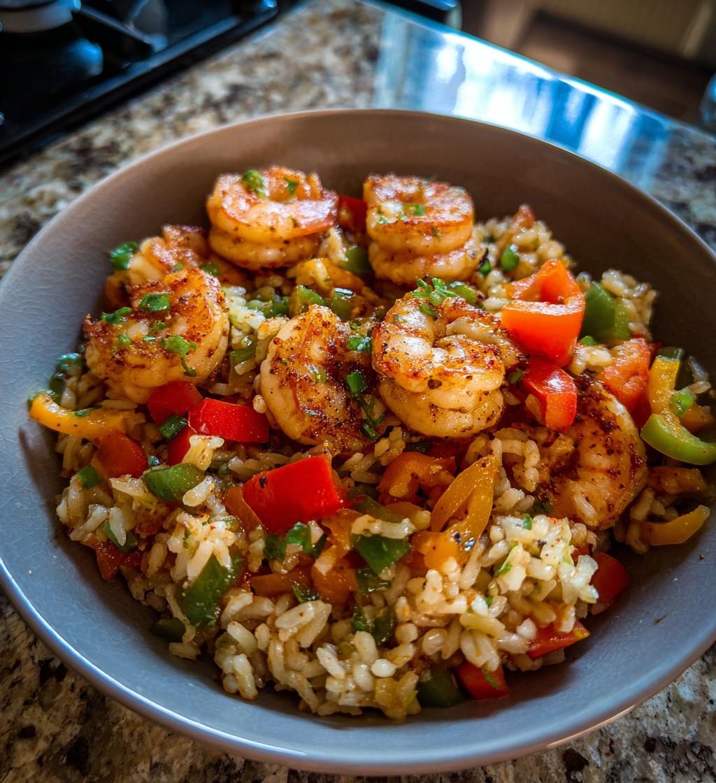 shrimp dirty rice - detail 1