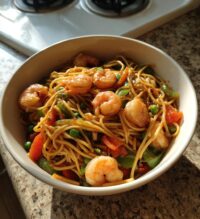 shrimp lo mein