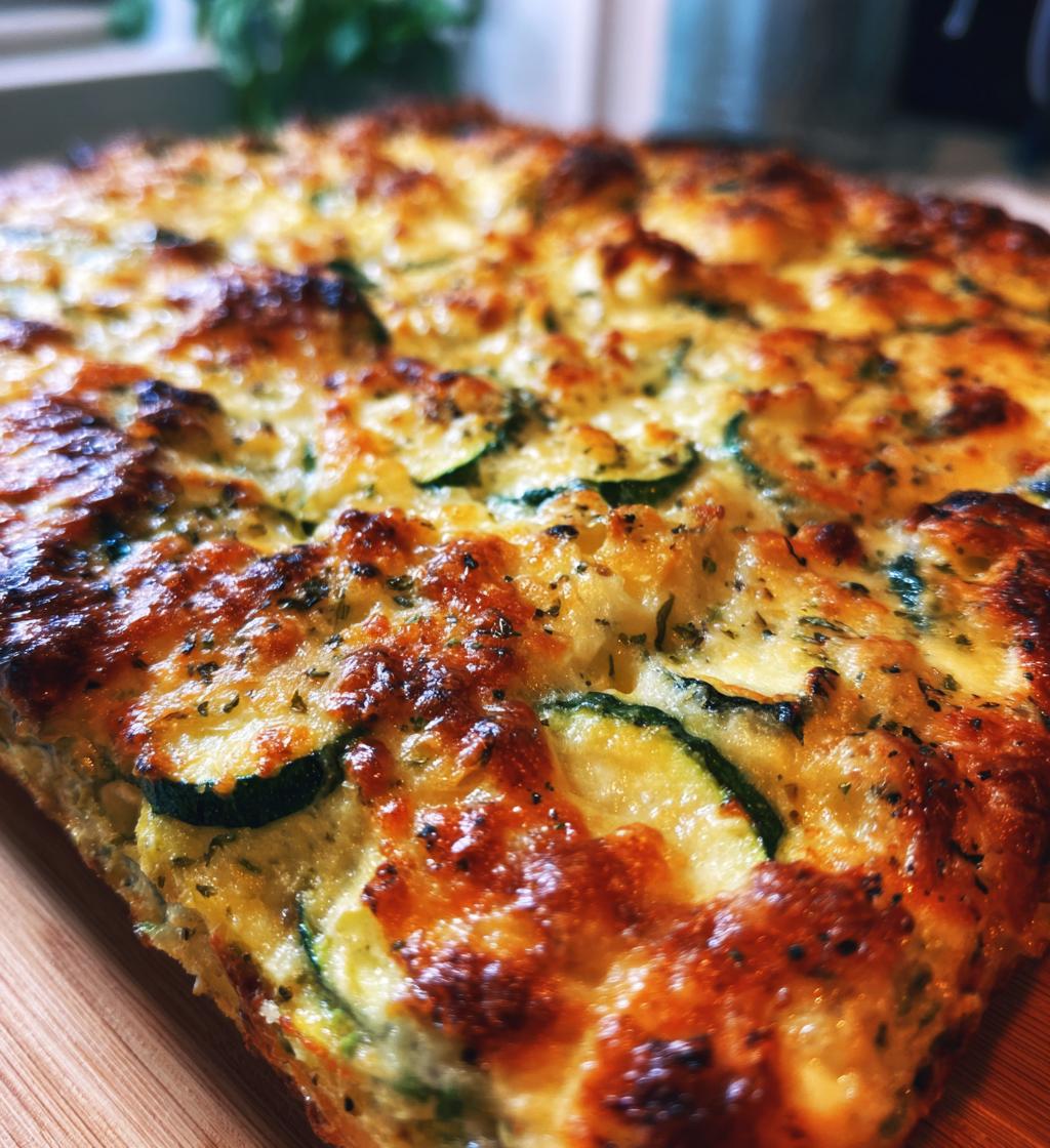 simple baked zucchini and cheese