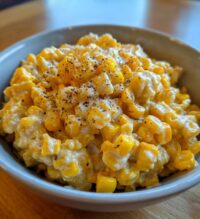 slow cooker cheddar corn