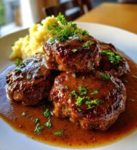 slow cooker salisbury steak recipe