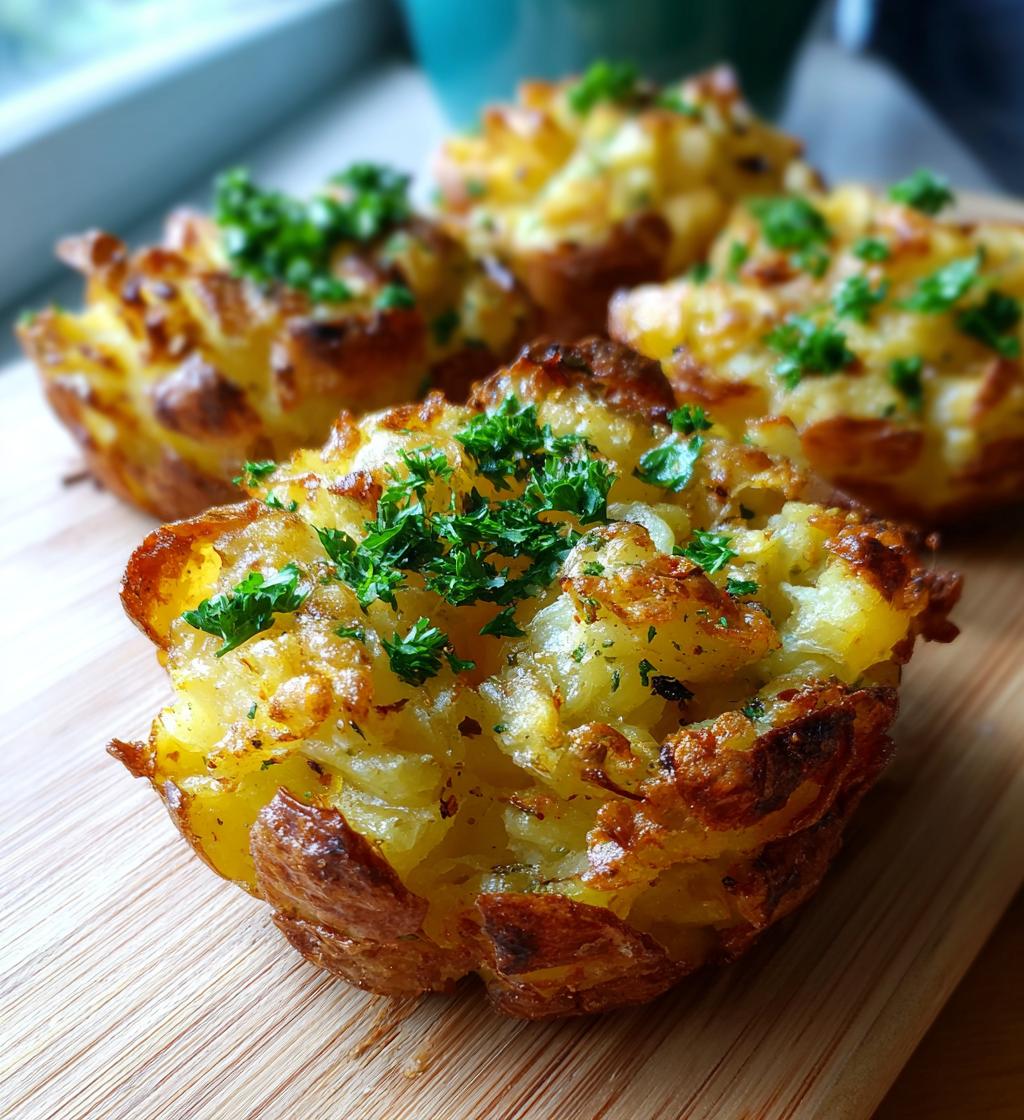 smashed potatoes