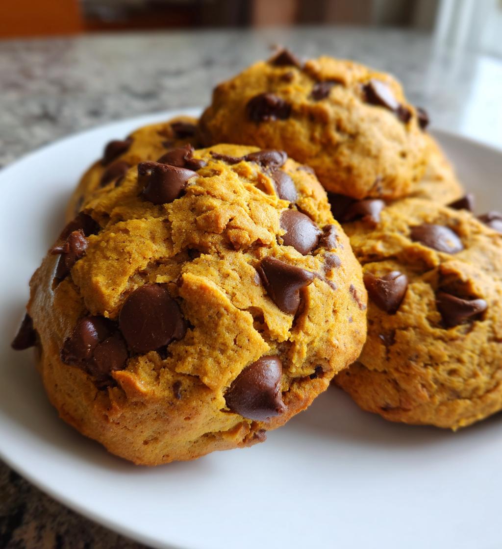 soft pumpkin chocolate chip cookies recipe - detail 1