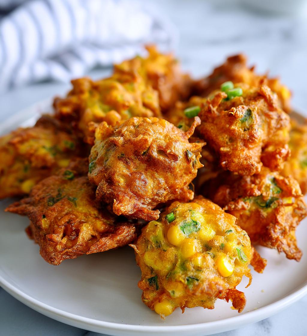 southern fried corn fritters - detail 1