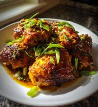 soy garlic chicken thighs