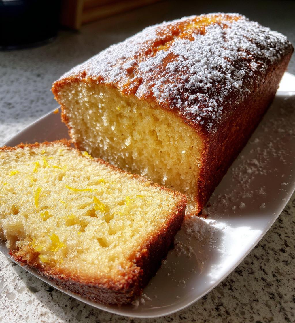 starbucks lemon loaf - detail 1