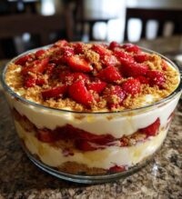 strawberry cheesecake trifle