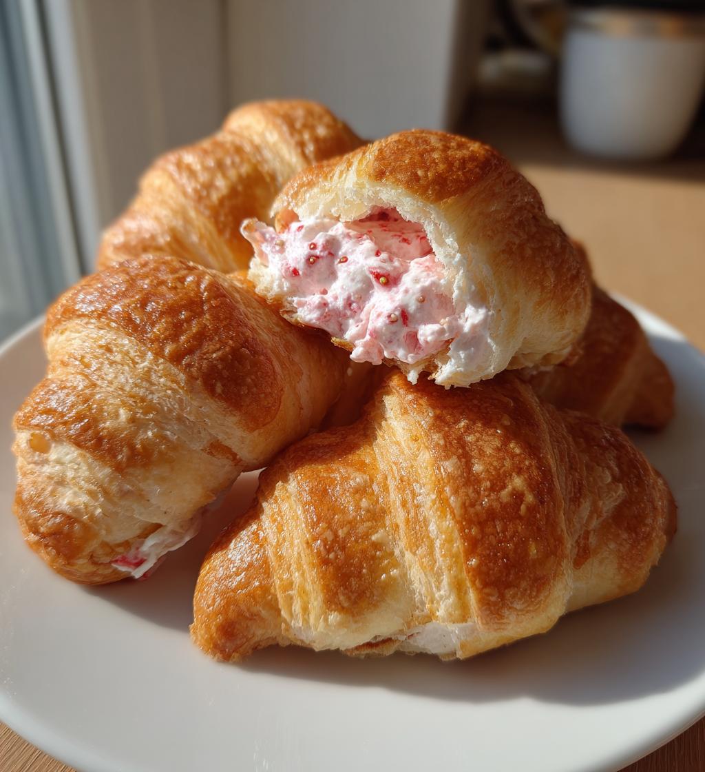 strawberry cream cheese rolls