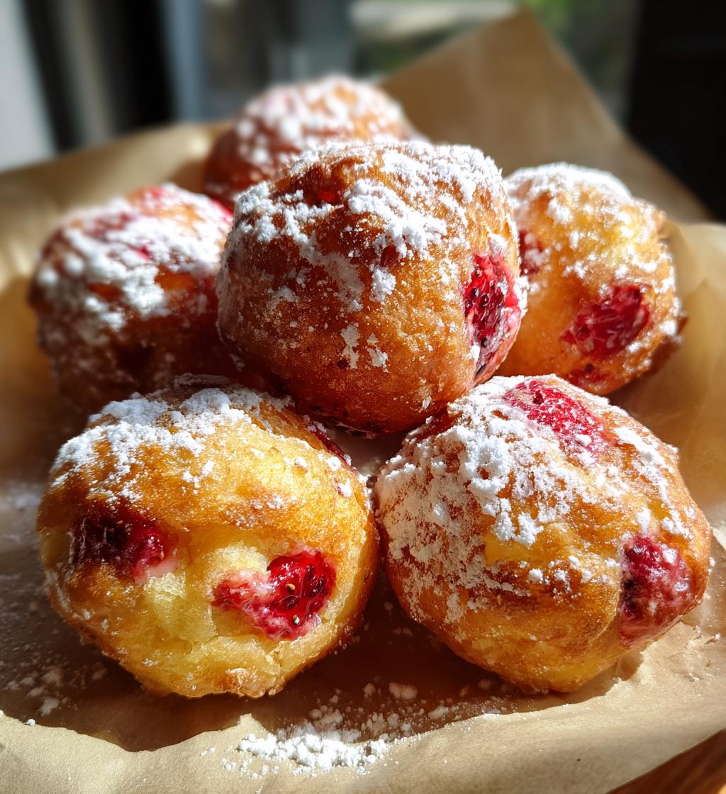 strawberry donut hole recipe - detail 1