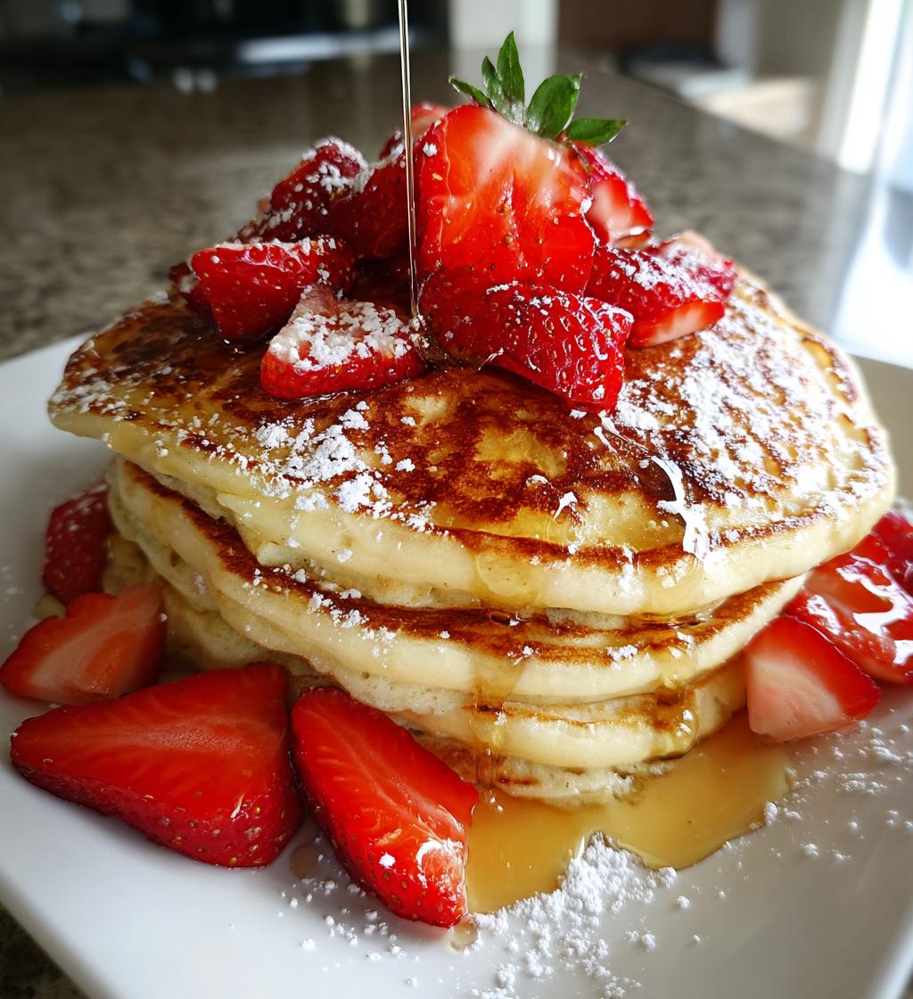 strawberry pancakes