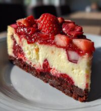 strawberry red velvet cheesecake recipe