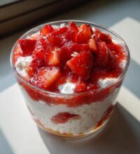 strawberry sago dessert