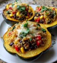 stuffed baked acorn squash recipe
