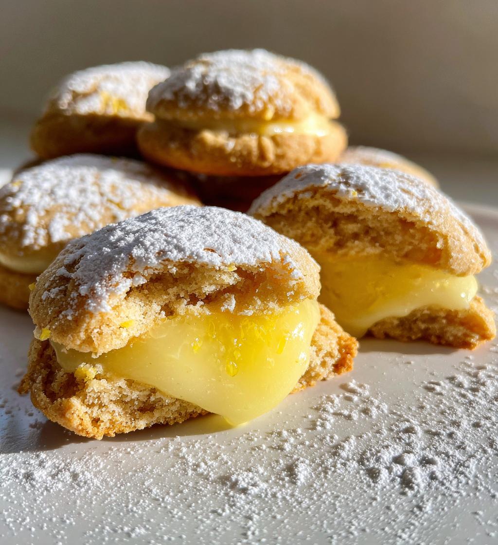 stuffed lemon cookies