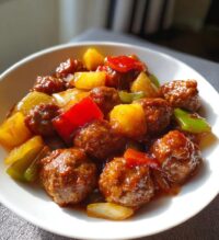 sweet and sour meatballs